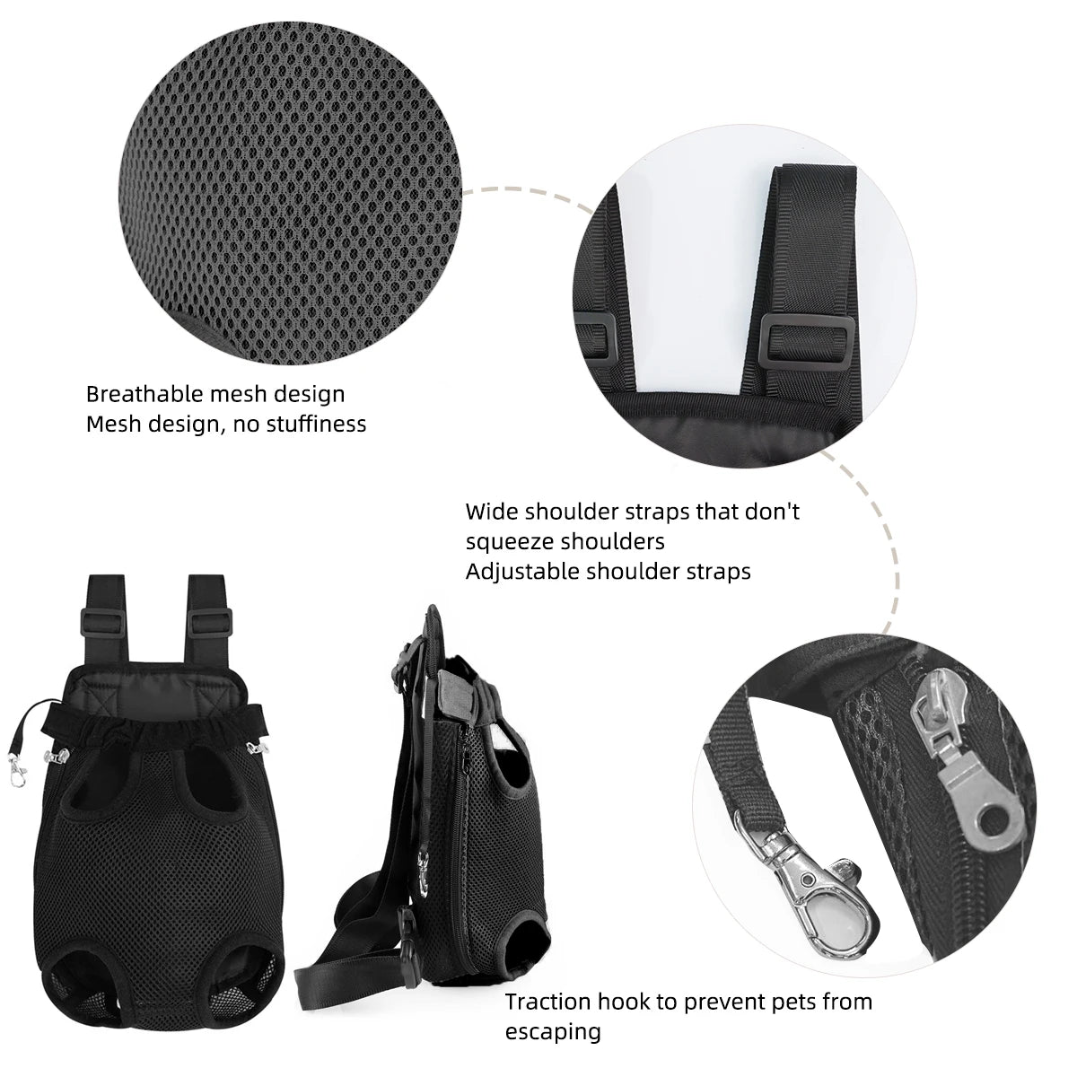 Carrier Backpack for Small Dogs and Cats