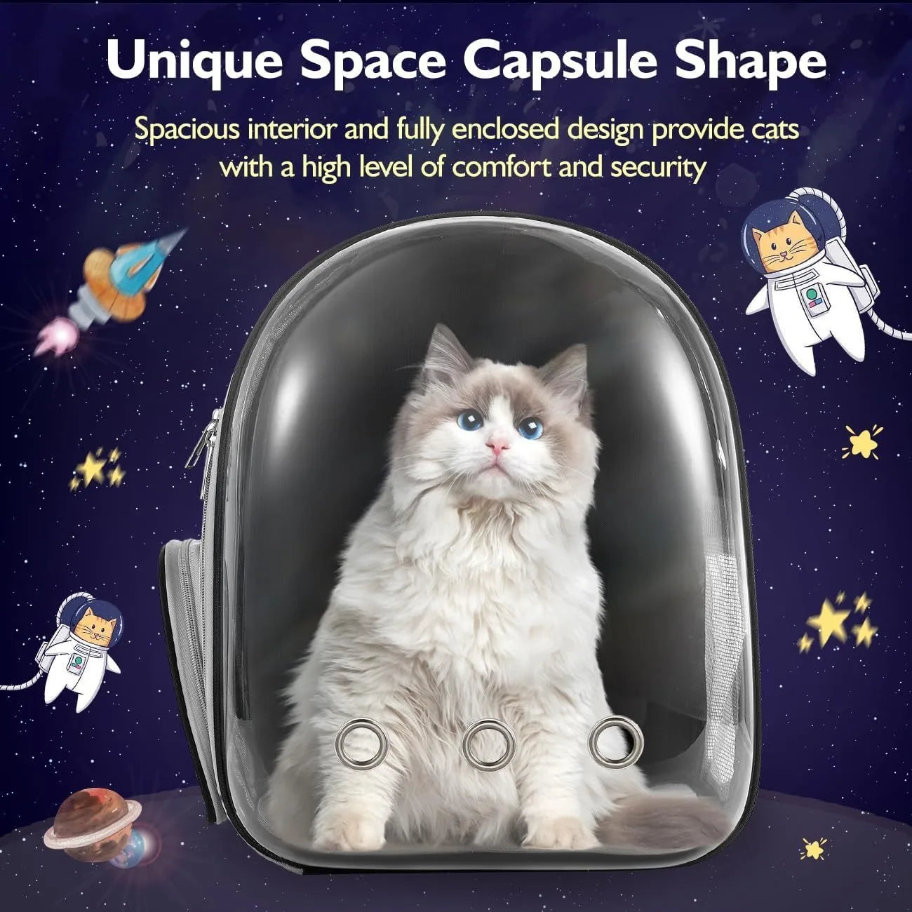 Bubble Carrier Backpack/Carrying Bag for Small and Medium Dogs and Cats