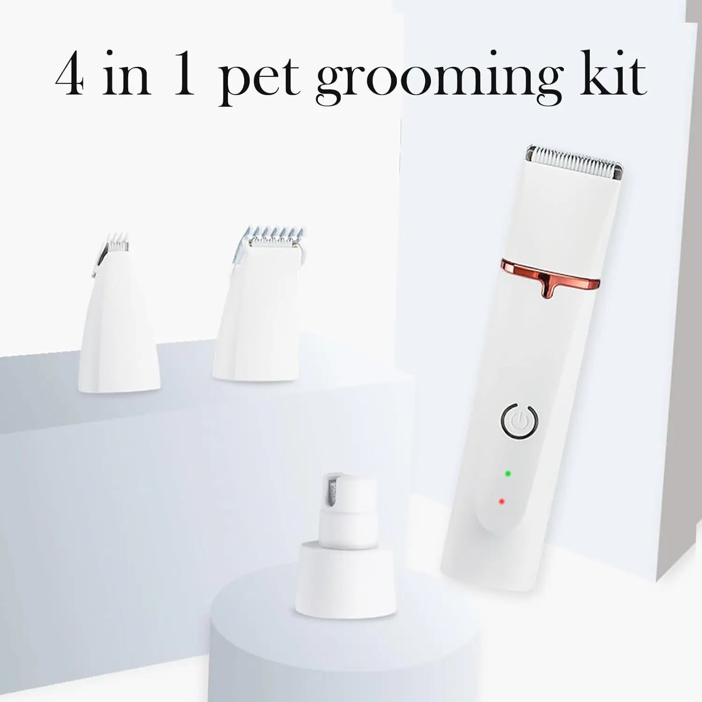 Mitapaws Dog Clippers – Low Noise Rechargeable Grooming Kit for Pets